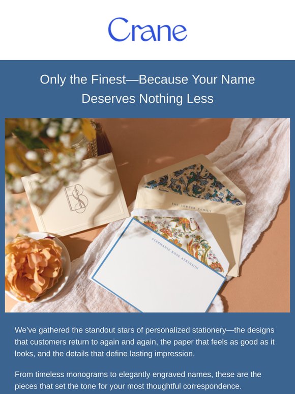 The Best of the Best: Personalized Stationery Edition