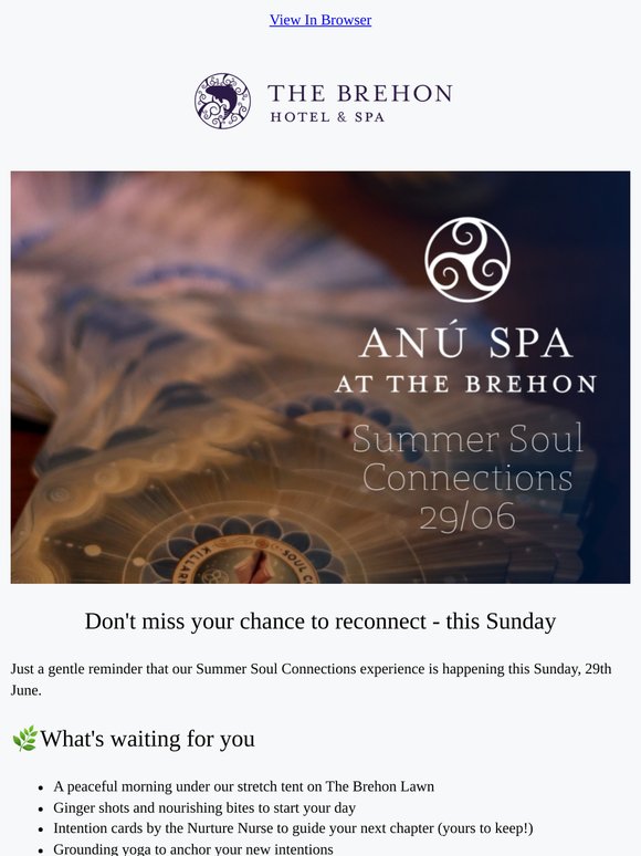 🌿Summer Soul Connections takes place Sunday🌿