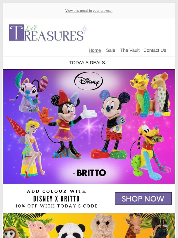 On Sale Tonight 💜 Disney by Britto | Wild Republic | Designers Guild | Ravensburger