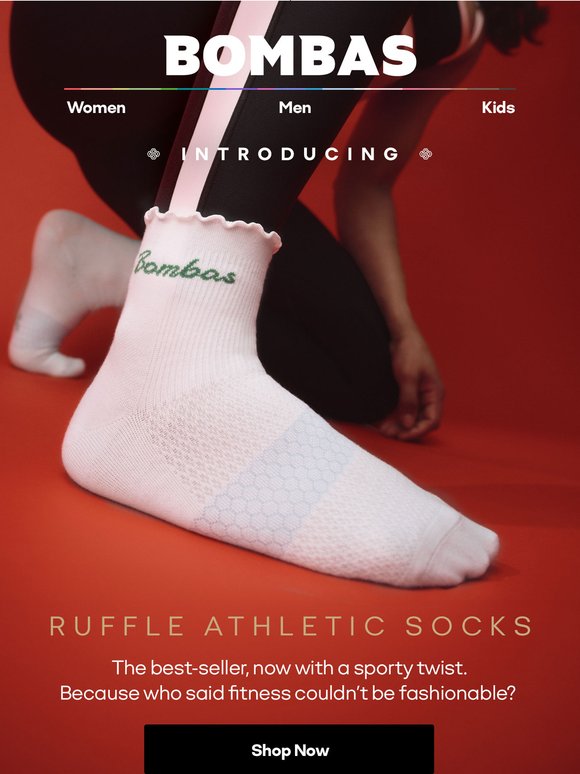 New: Athletic Socks With… Ruffles?