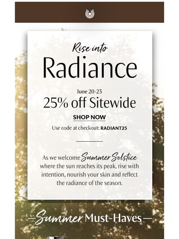 Ends Tonight! 25% off + Free Gift