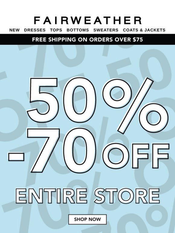 🛍️ 50-70% Off Storewide!
