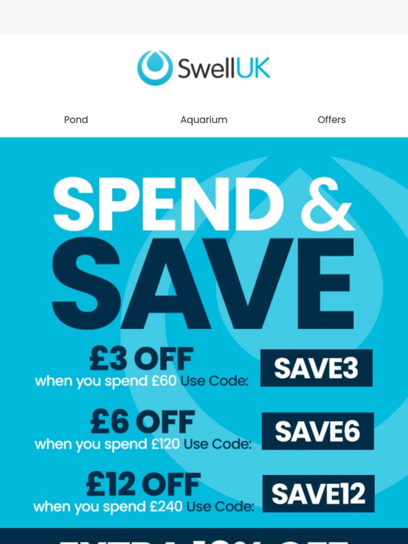 Spend & Save: Aquatic Discount Codes