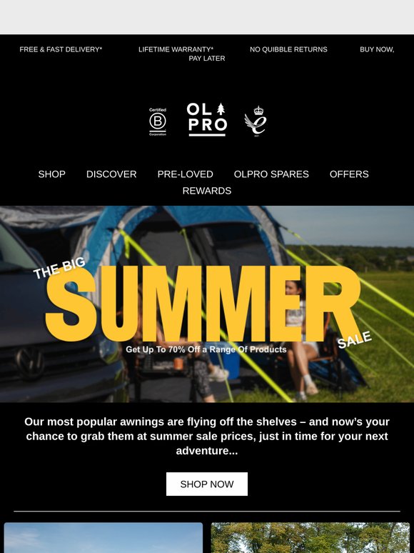 Summer Sale | Our Most Popular Awnings 🌞