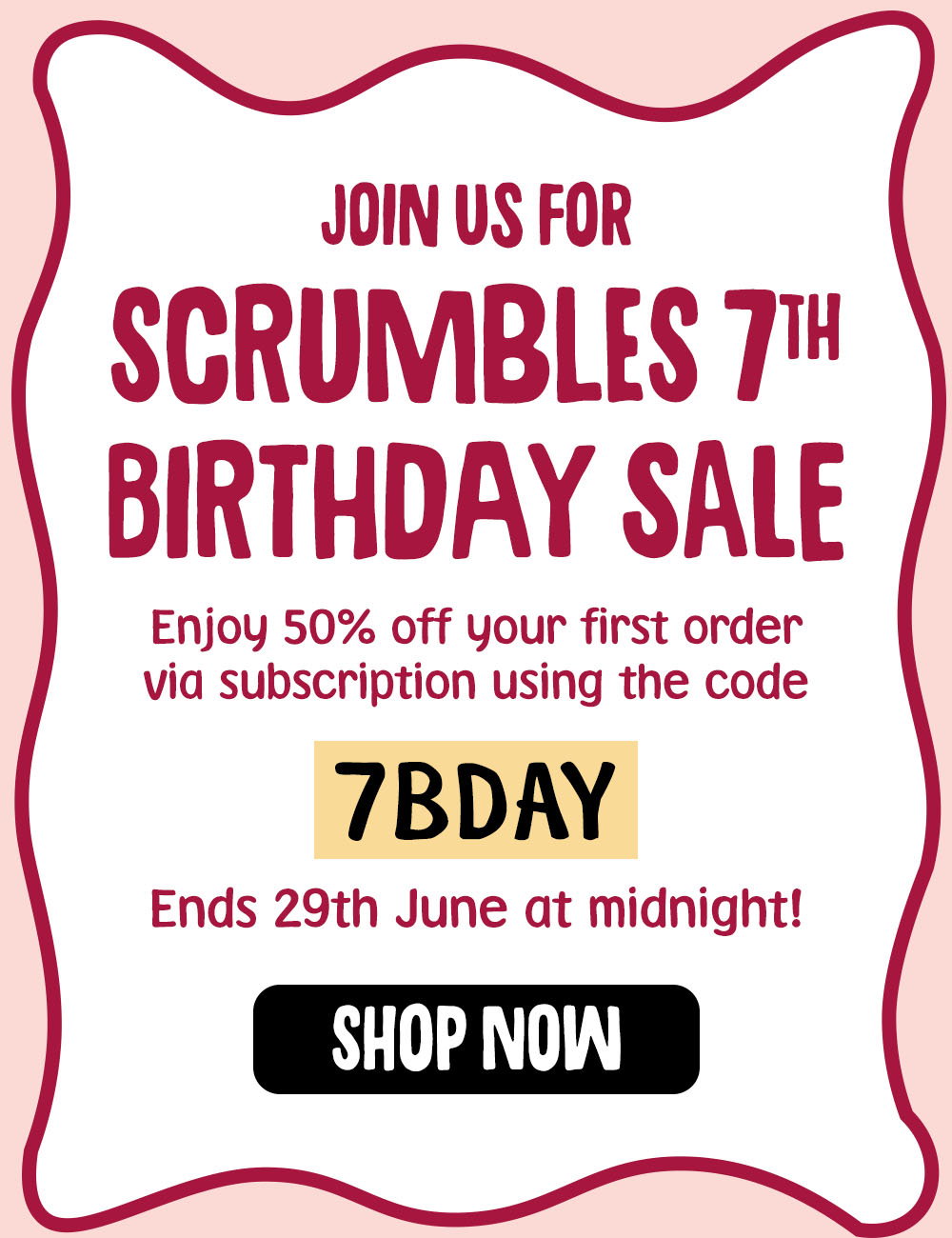 bday sale