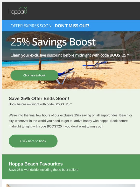Save 25% Offer Ends Soon!