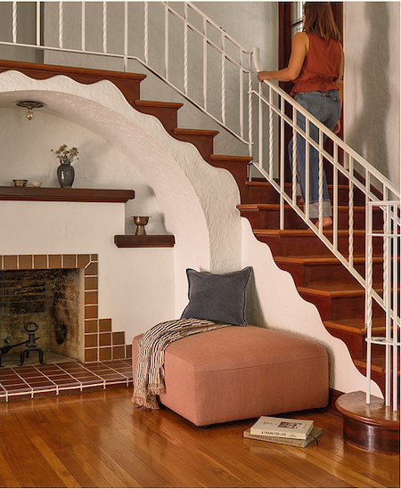 The Soft Serve Sectional, now available. Shown in Serpentine (Safflower)