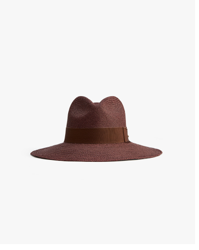 Packable Wide Brim Ecuador Hat Cocoa