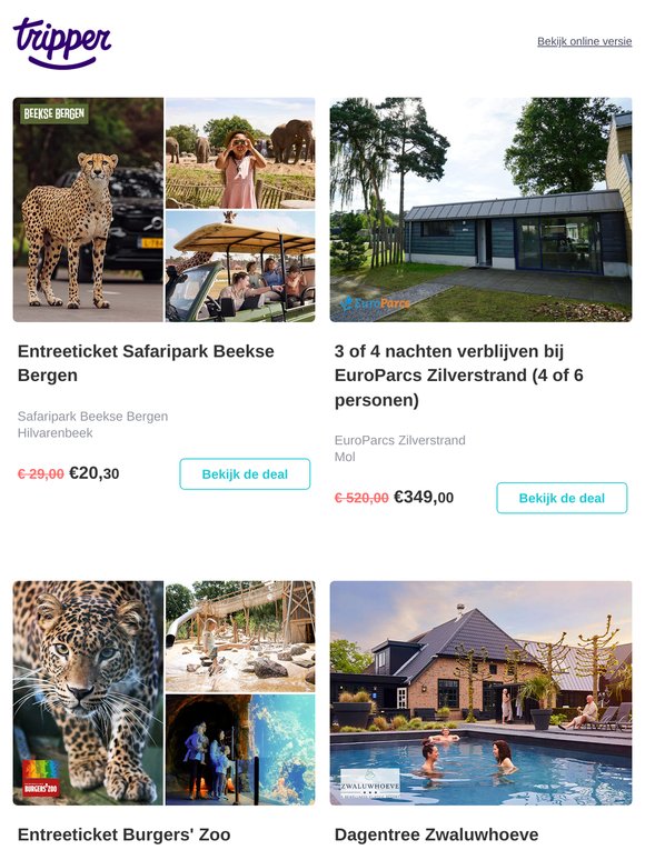 30% korting op Safaripark Beekse Bergen