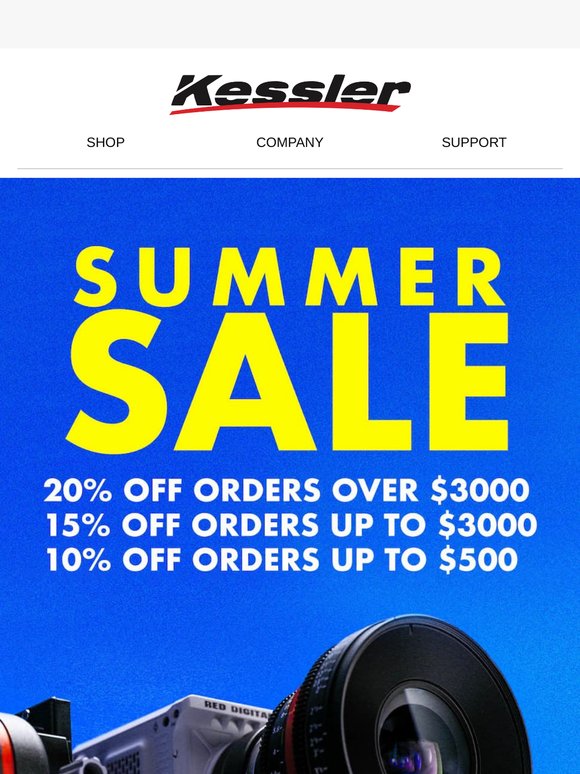 📣 Kessler Summer Sale is here!
