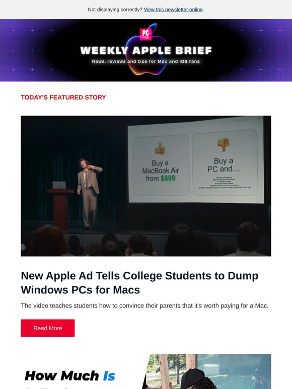 New Apple Ad Tells College Students to Dump Windows PCs for Macs | This New iPhone App From Adobe Helps You Shoot SLR-Like Photos