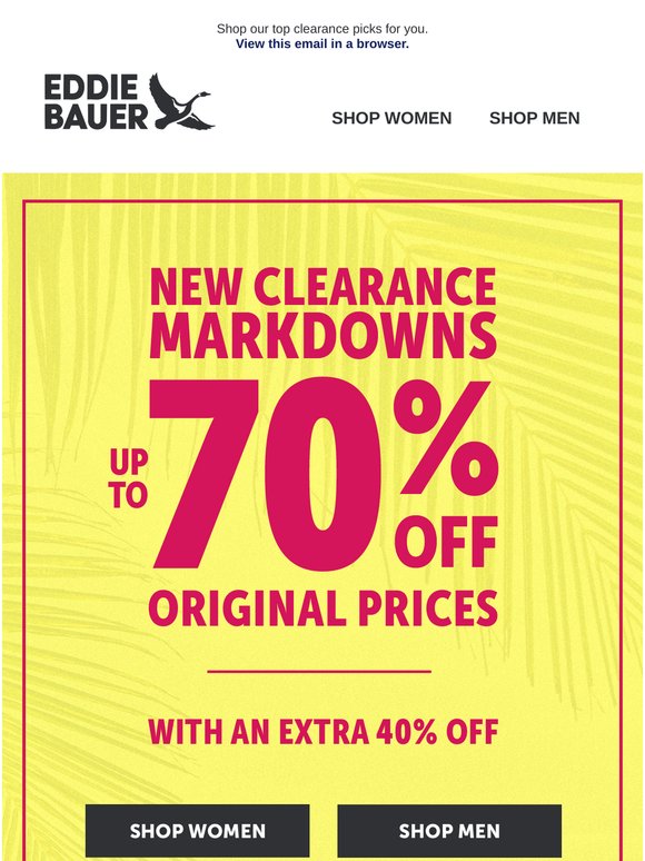 NEW Markdowns - Now Up To 70% Off!