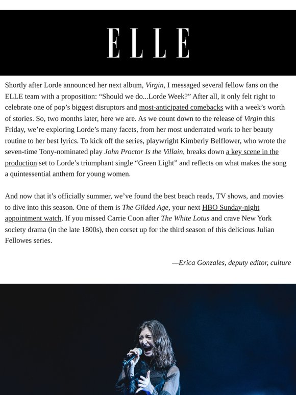 It’s Lorde Summer