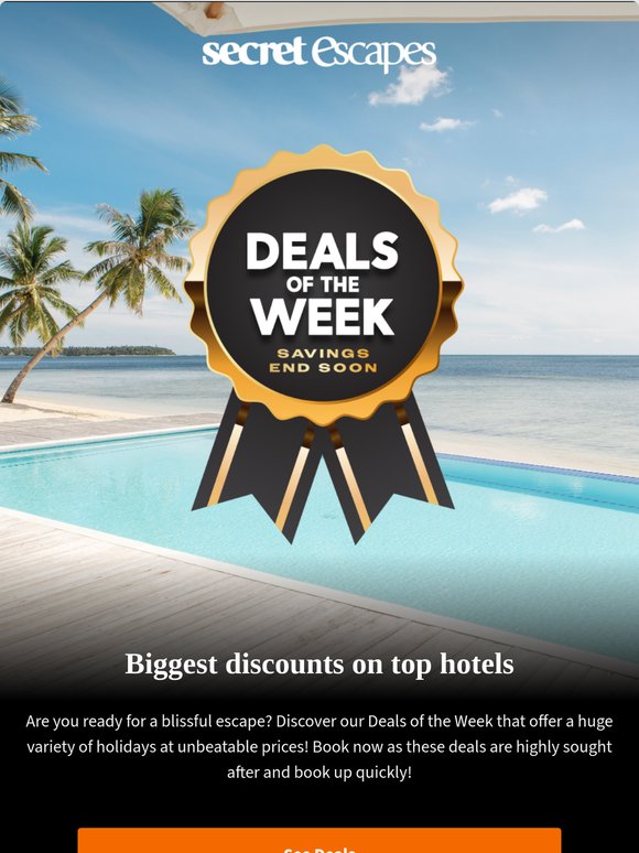 Deals of the week: selling fast!