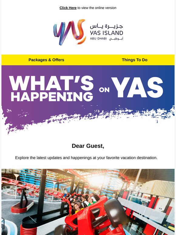 What's Happening on Yas Island 🙌