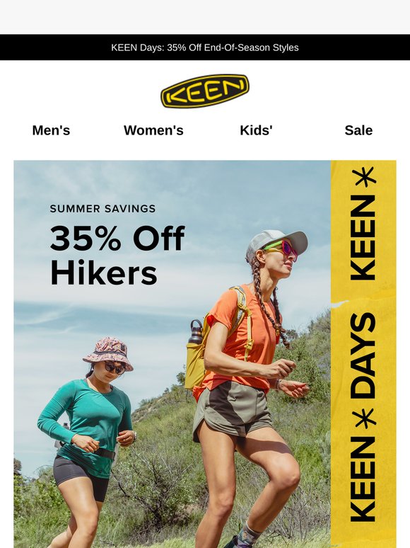 35% Off Our Best Hikers