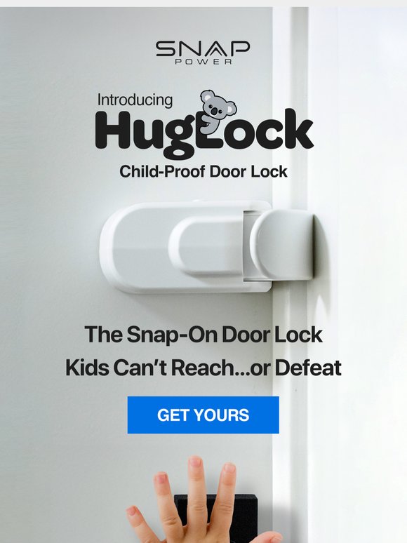 Huglock SnapPower: Introducing: HugLock 🖐️ Child-Proof Any Door in Seconds ...