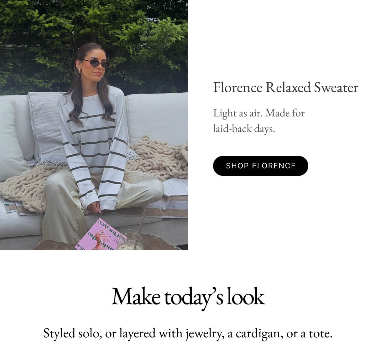 Italic | Life is the luxury | Florence Relaxed Sweater