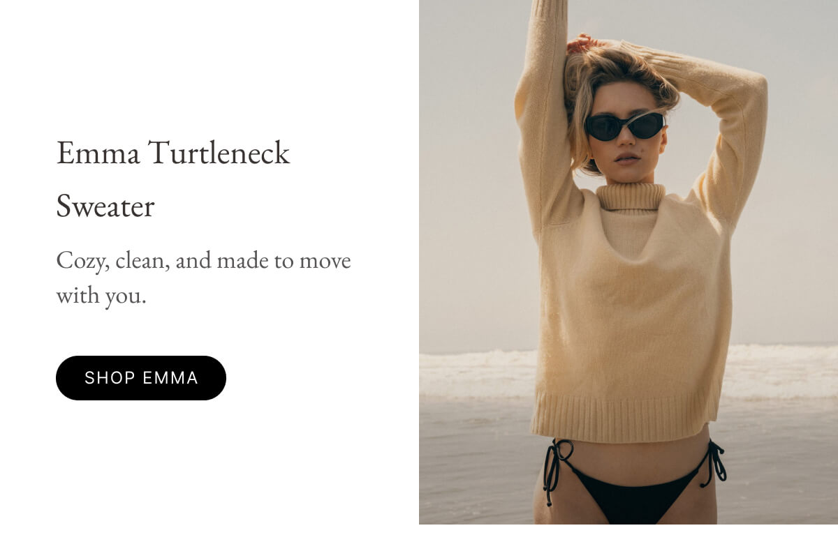 Emma Cashmere Relaxed Turtleneck Sweater