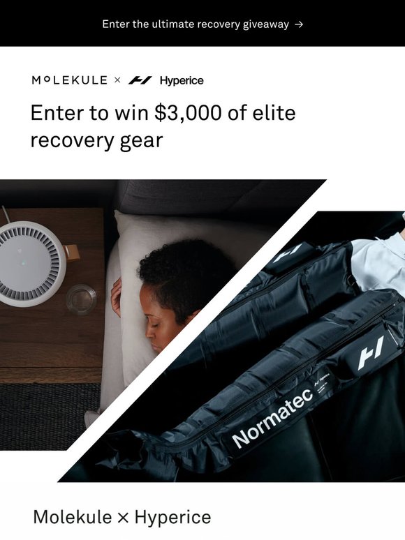 Enter to Win up to $3,000 of Recovery Gear