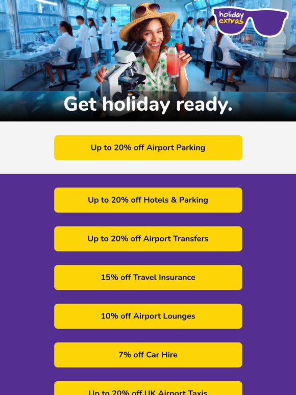 Your Airport Parking discount is inside