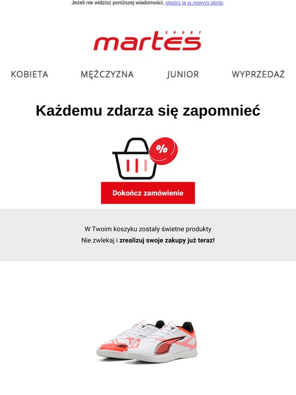 W koszyku pozostawiłeś świetne produkty! Wróć do koszyka i kup je, zanim zrobią to inni!