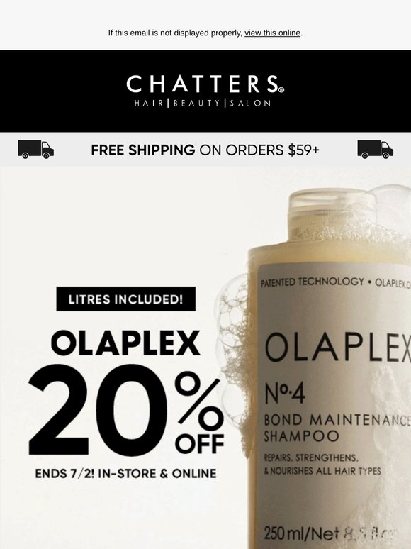 20% Off Olaplex Faves — Yes, Even the Litres! 😱