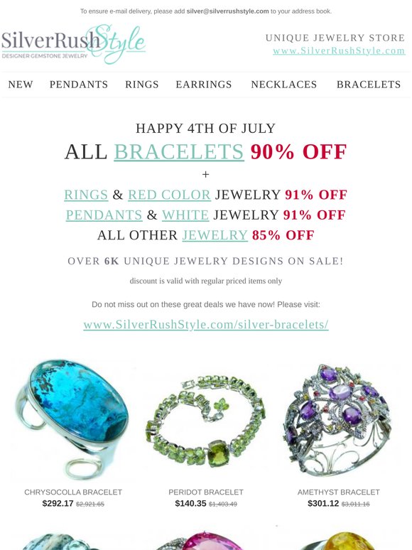 Happy 4th Of July 💎 All Bracelets 90% Off