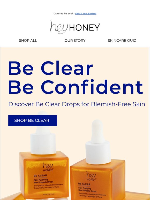 The Clearest Skin You Ever Had!