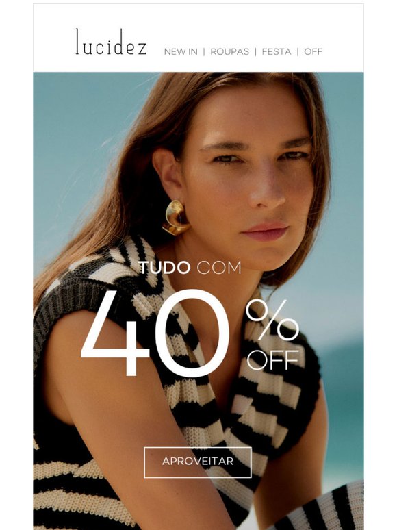 —, últimos dias | Verão 25 com 40% de desconto!