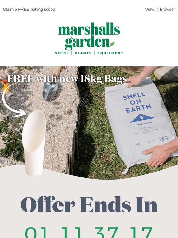 Free gift with the new bigger, better value Shell on Earth