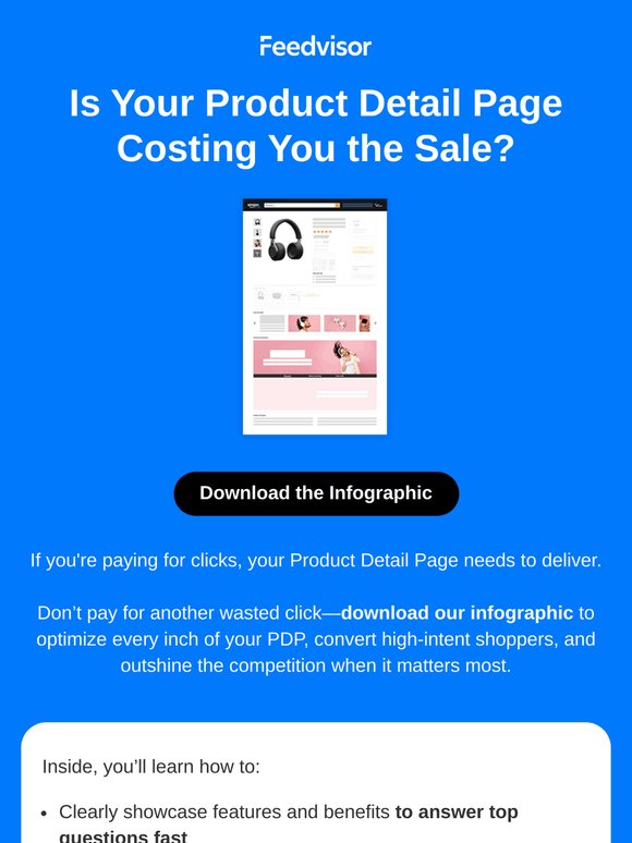 [Infographic] Fix Your PDP Before You Waste Another Click