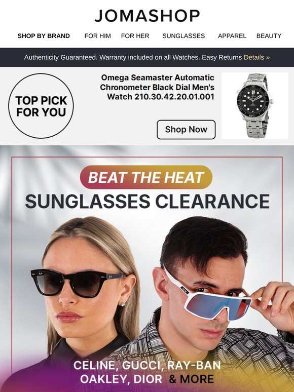 😎 BEAT THE HEAT 😎 SUNGLASSES CLEARANCE
