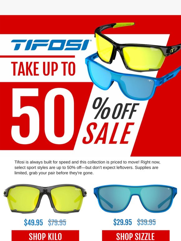 Select 🕶️ styles now up to 50% off - new pairs added