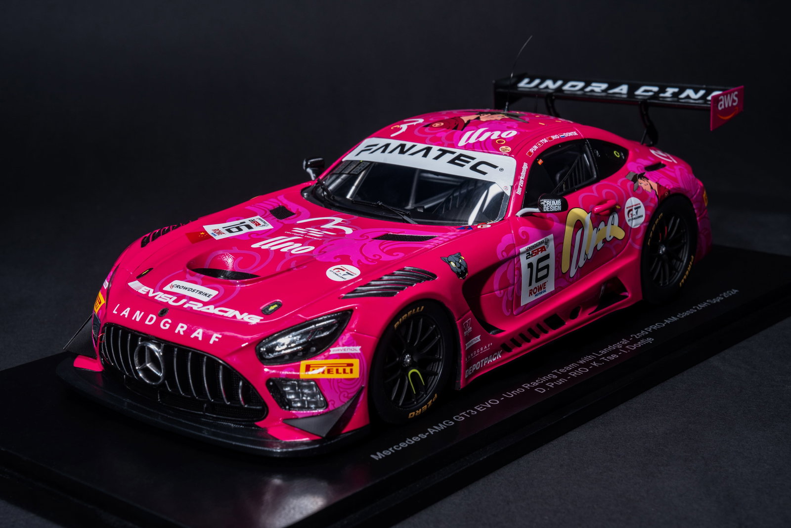 Evisu: Limited Edition: EVISU X Mercedes-AMG GT3 Evo 1:18 Diecast