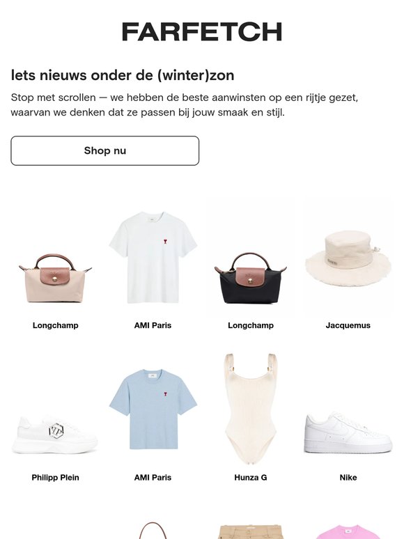 Nieuw binnen, speciaal voor jou geselecteerd