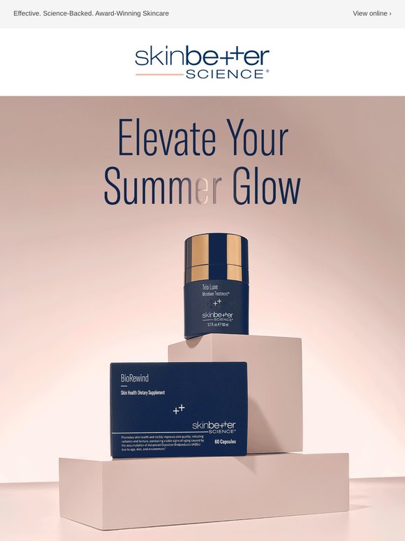 Age-defying, hydrated, glowing skin all summer