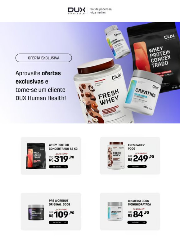 Desconto especial para quem chegou agora 🎁