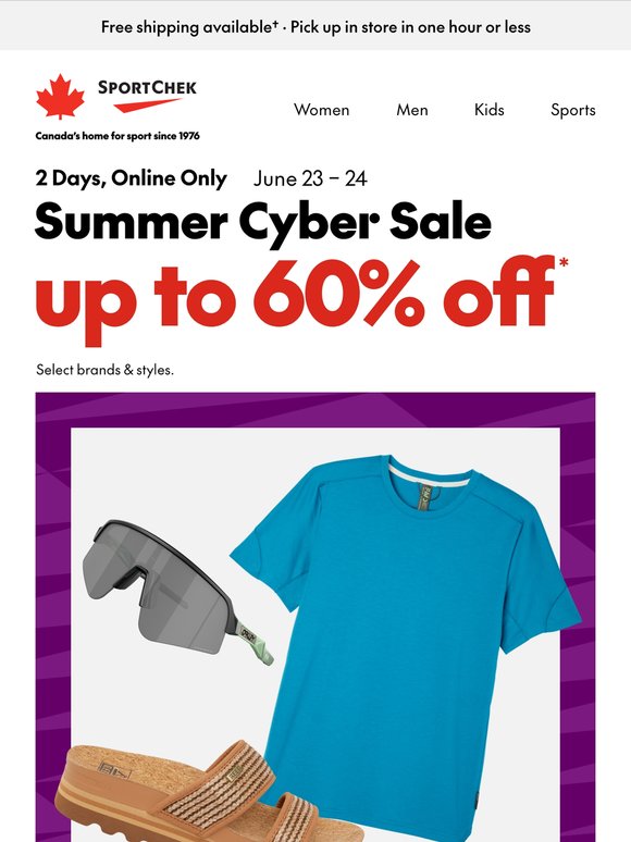 Summer Cyber Sale on now ☀️ 2 days only