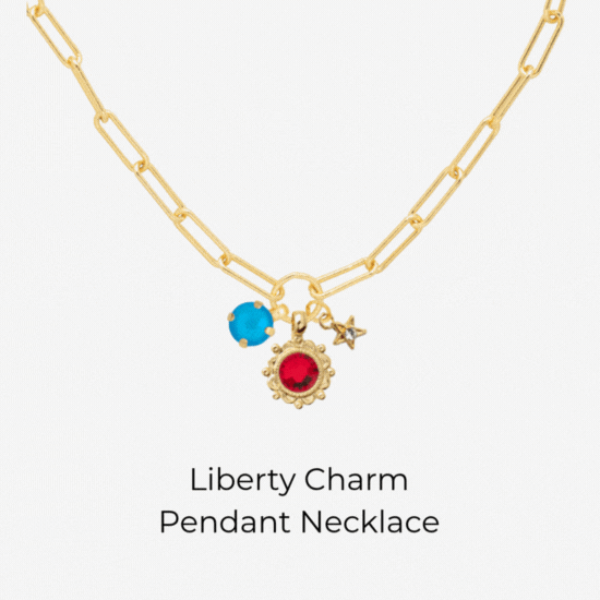 Liberty Charm Pendant Necklace