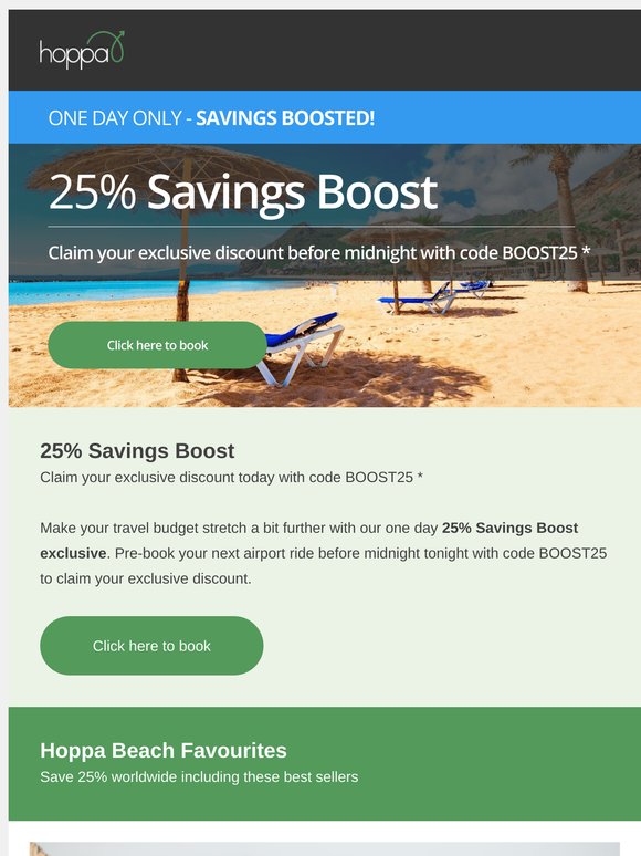 25% Savings Boost!