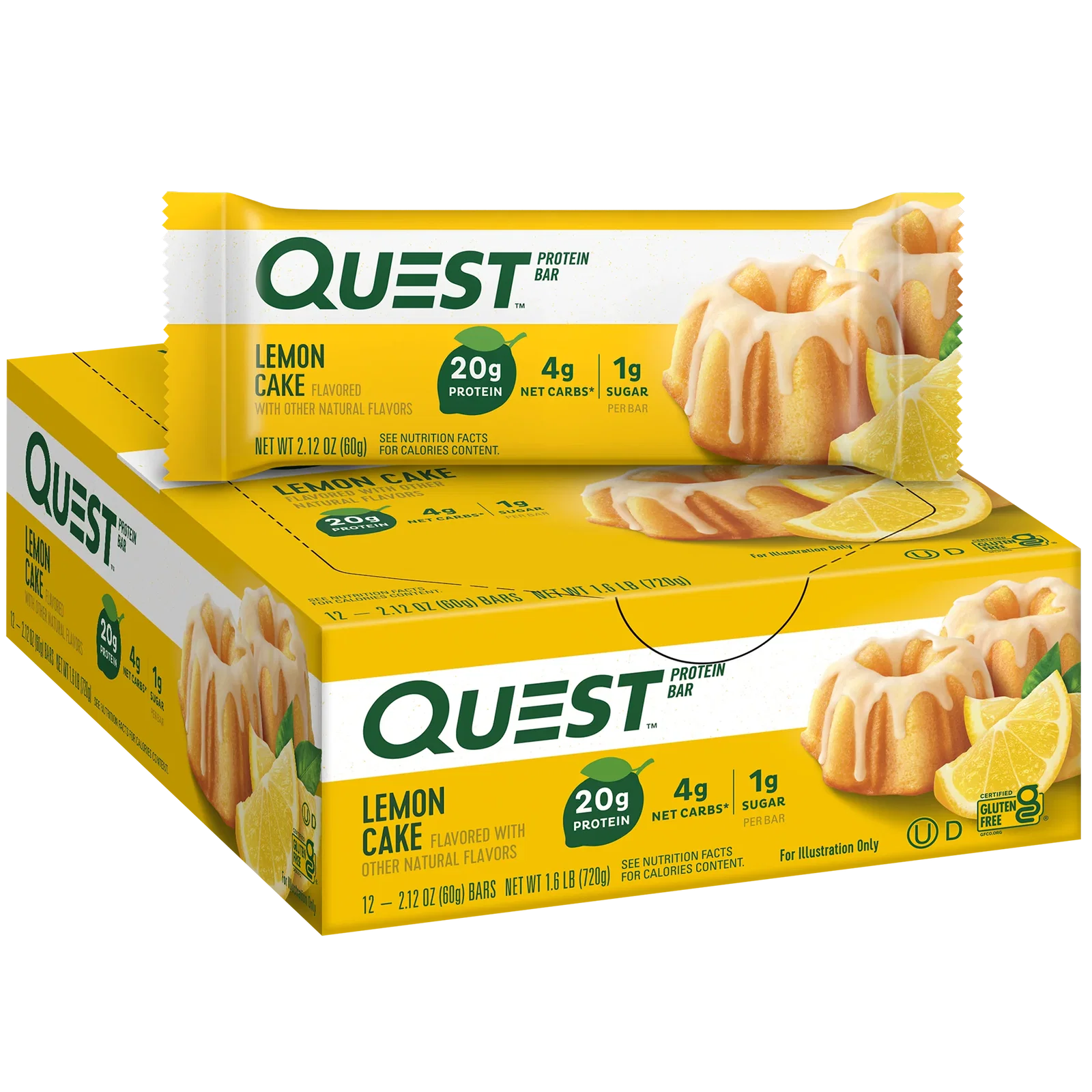 Image of Lemon Cake Protein Bars