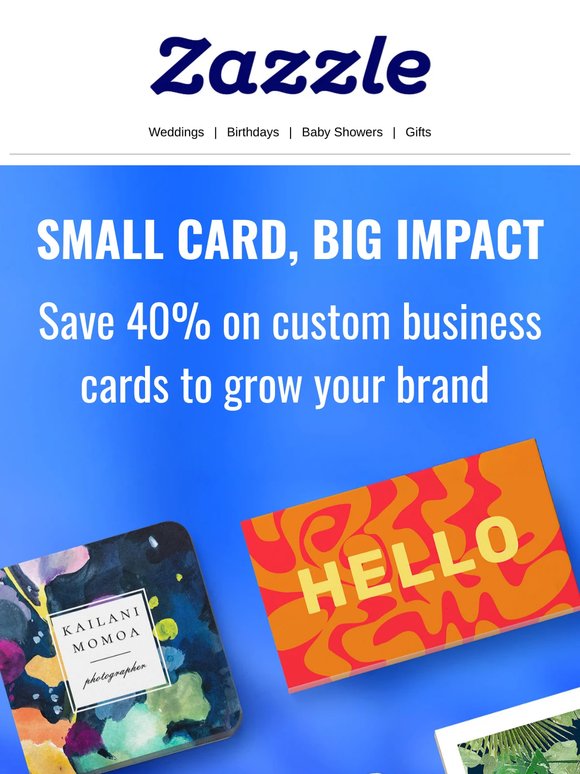 Save 40% on Business Cards!
