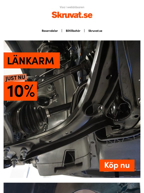 10% rabatt på länkarm!