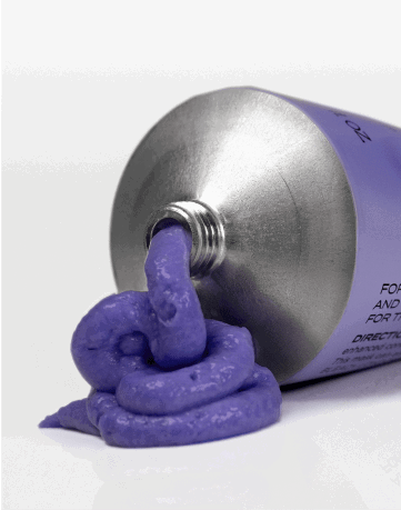 Purple hair mask