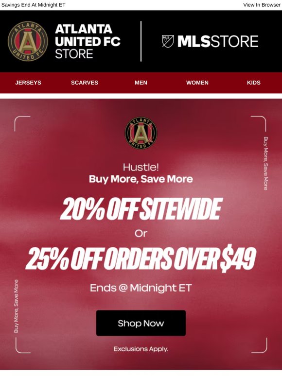 Last Chance: Buy More To Save More Ends Tonight>