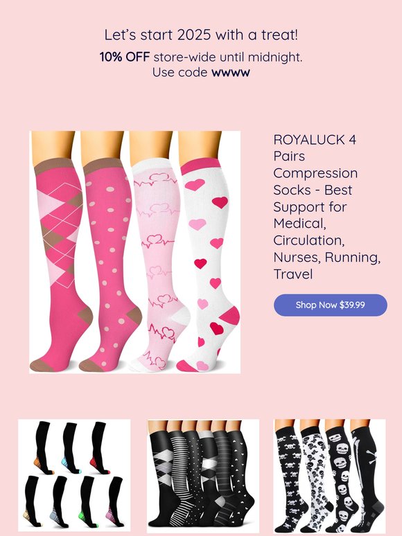 Relieve Leg Fatigue Quickly! Truly Effective Compression Socks
