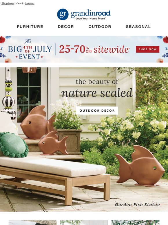 Fun & unique garden decor