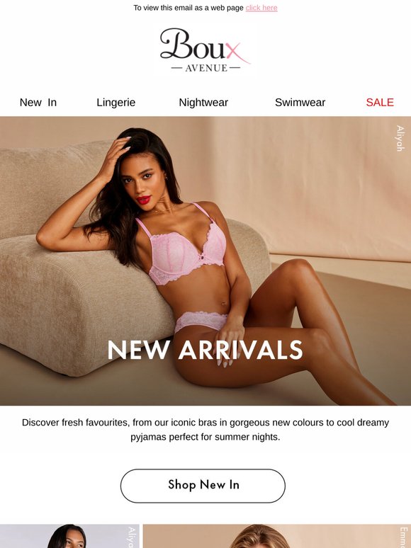 Just landed: dreamy bras and cool nightwear