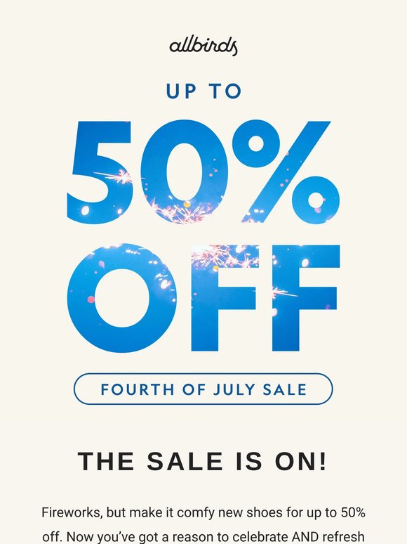 Shoes Up To 50% Off Starts NOW 🎇